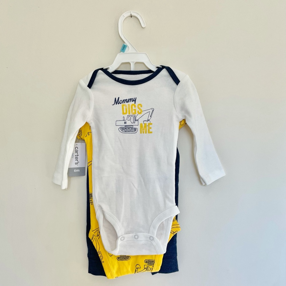 NWT Carter’s Excavator Baby Boy Set